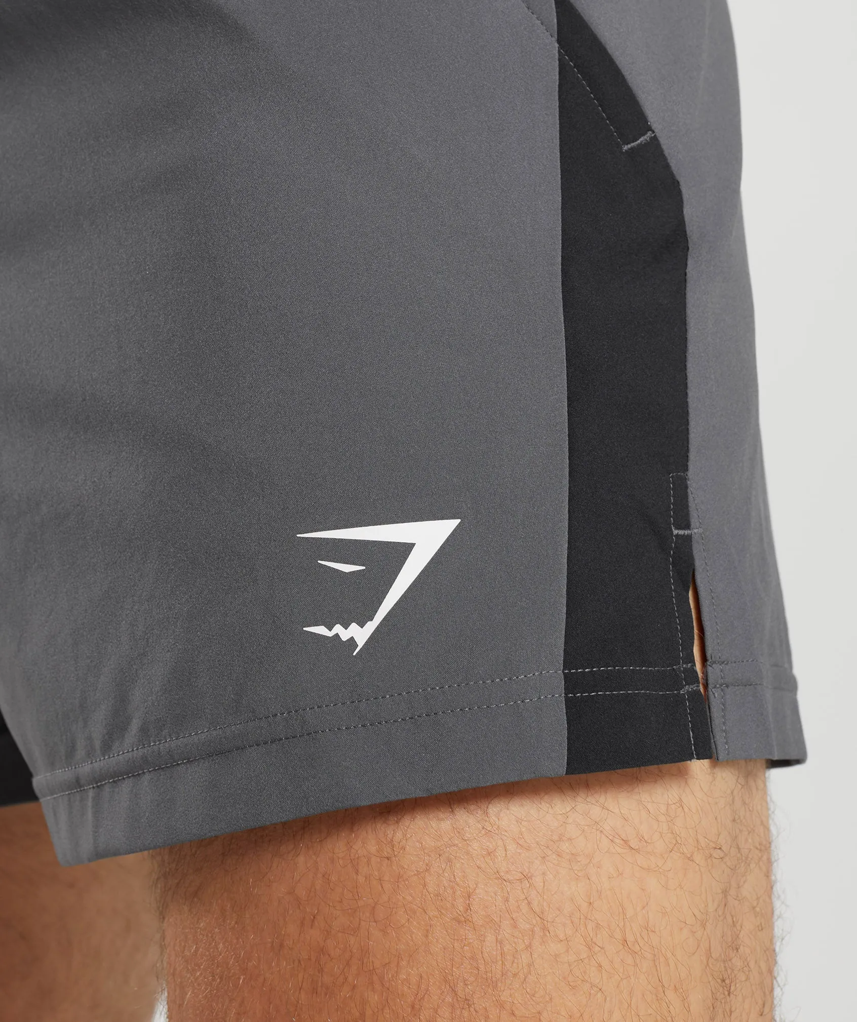 Gymshark Sport 5" Shorts - Silhouette Grey/Black