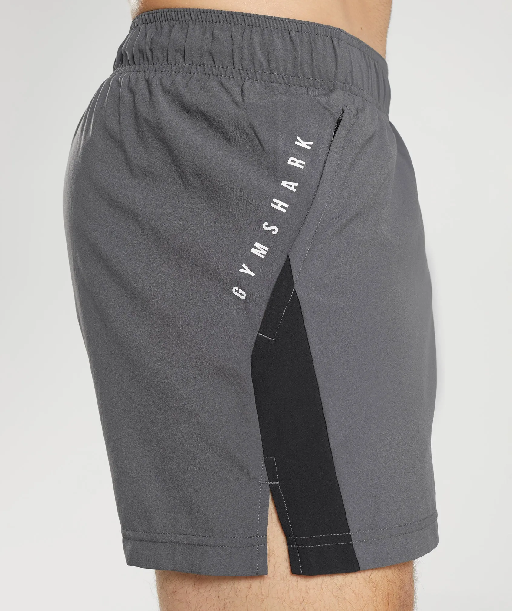 Gymshark Sport 5" Shorts - Silhouette Grey/Black