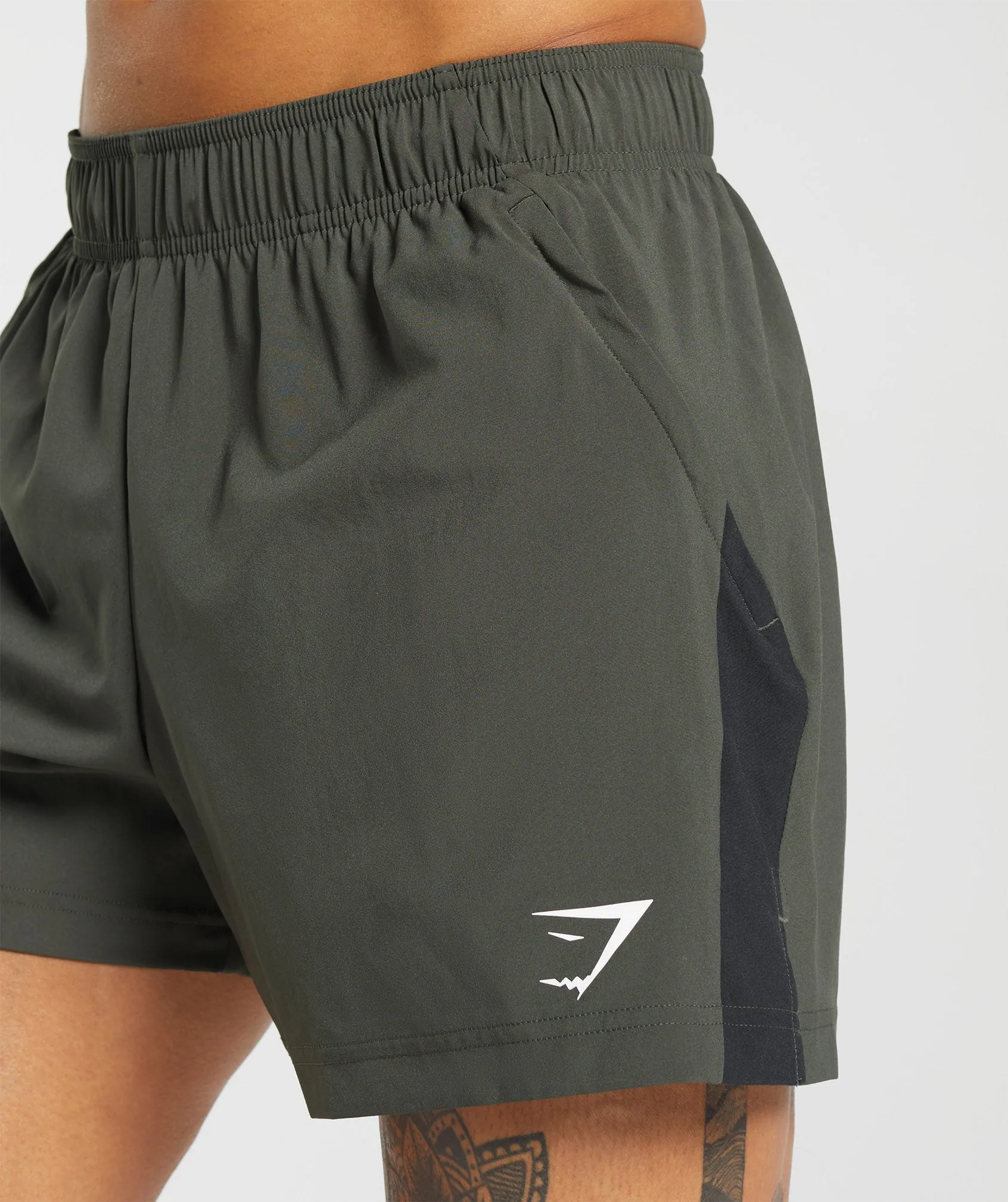 Gymshark Sport 5" Shorts - Strength Green/Black