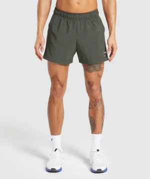 Gymshark Sport 5" Shorts - Strength Green/Black