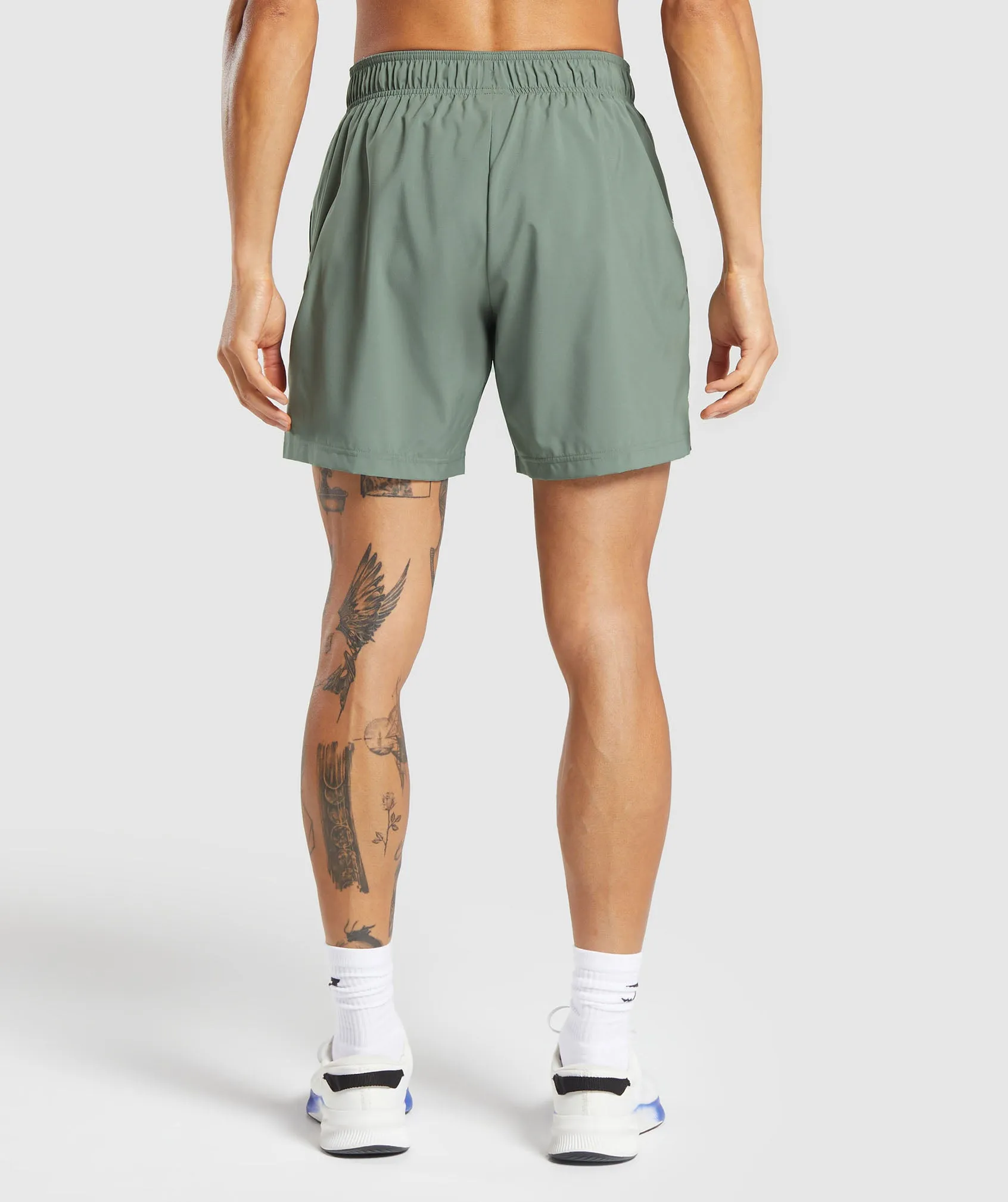 Gymshark Sport  7" Shorts - Unit Green/Strength Green