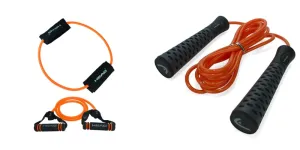 HEAD Resistance Tube   Ring Tube Combo & Skipping Rope | Resistance: 10Kg | Skipping Rope: 3M