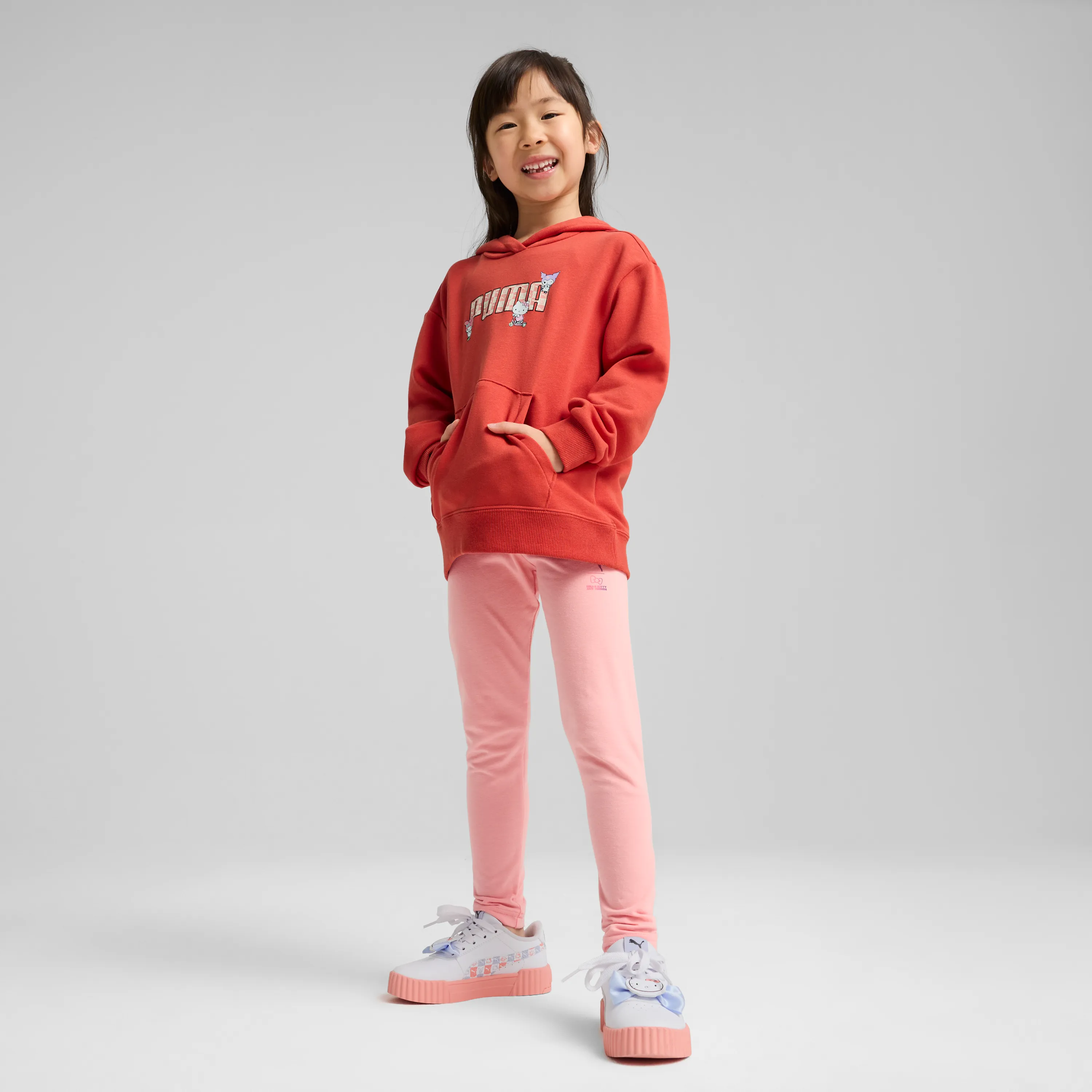 Hello Kitty and Friends x PUMA Kids Relaxed Hoodie (Red Fire)