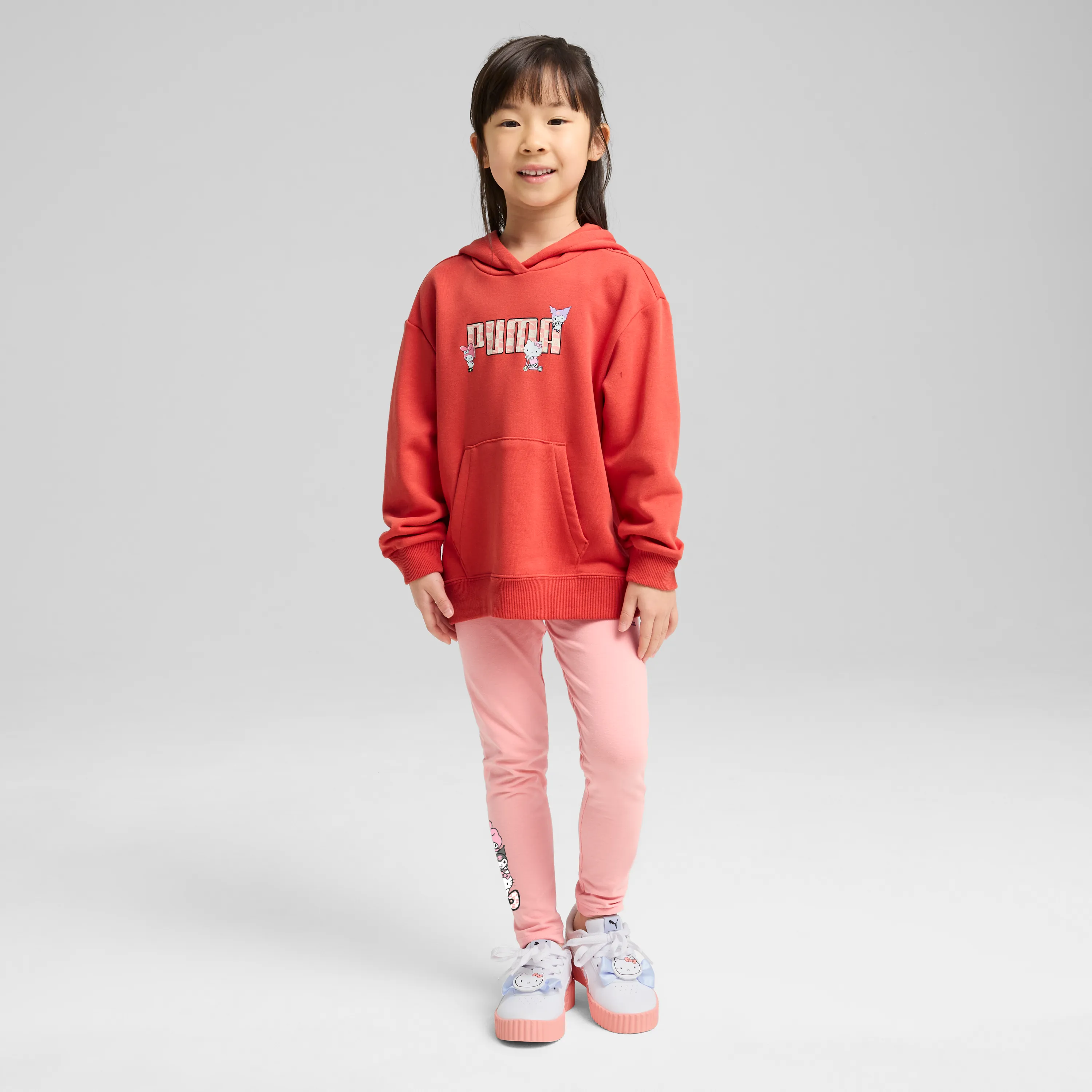 Hello Kitty and Friends x PUMA Kids Relaxed Hoodie (Red Fire)