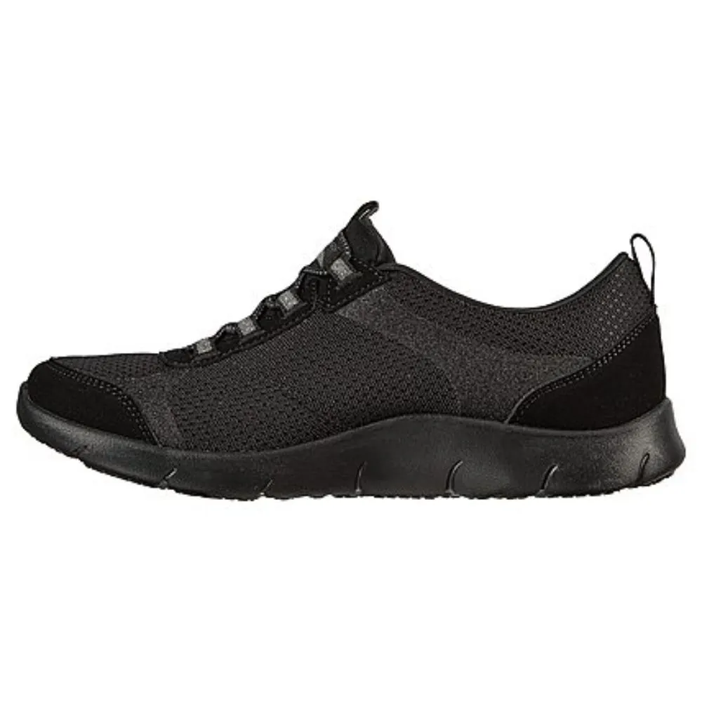 Her Best Black Mesh Skechers Sneakers 104165