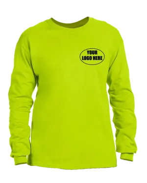 High Visibility Long Sleeve Shirt With Custom Logo