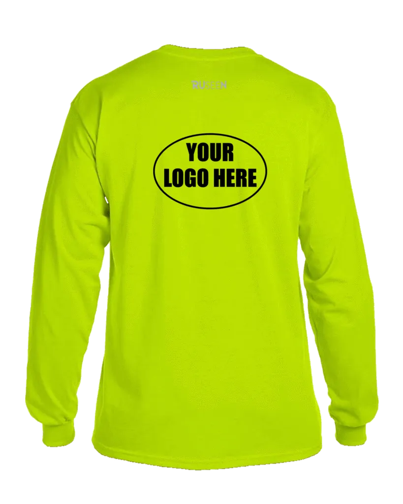 High Visibility Long Sleeve Shirt With Custom Logo