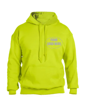 High Visibility Reflective Hooded Sweatshirt w/ Custom Logo