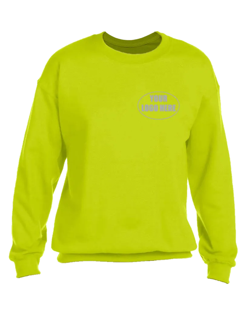 High Visibility Reflective Sweatshirt With Custom Logo