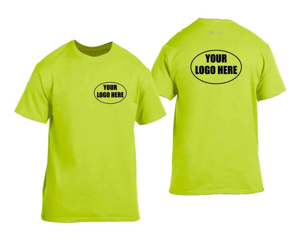 High Visibility Short Sleeve Graphic Shirt With Custom Logo