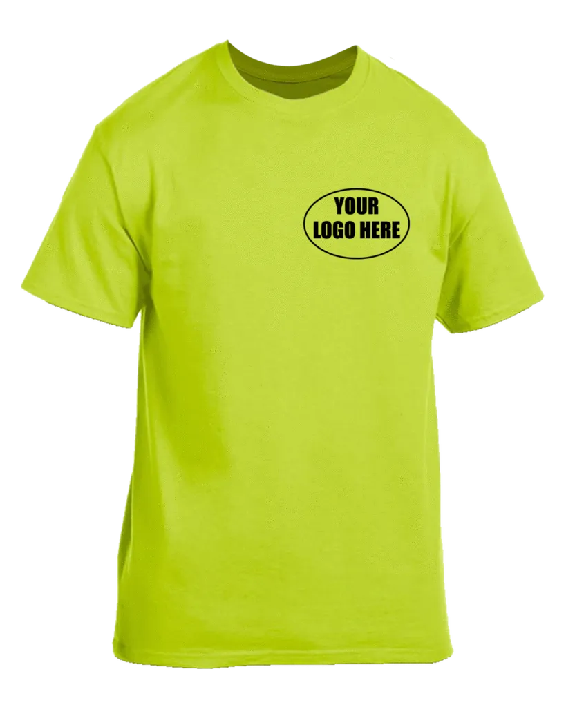 High Visibility Short Sleeve Graphic Shirt With Custom Logo