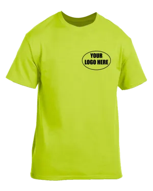 High Visibility Short Sleeve Graphic Shirt With Custom Logo