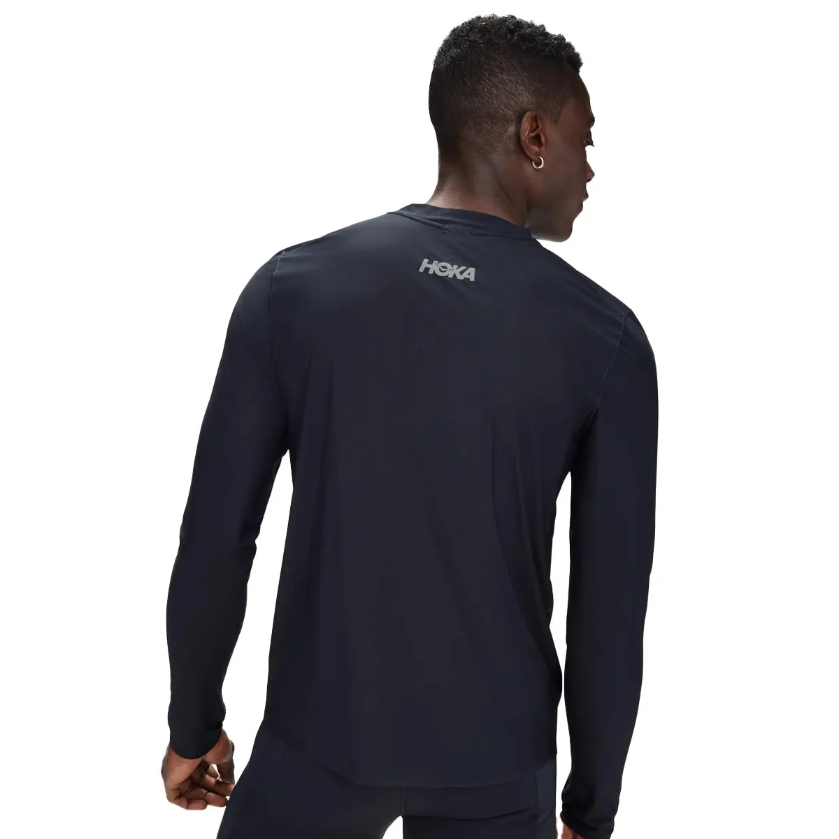 Hoka Airolite Run Long Sleeve Mens | Black