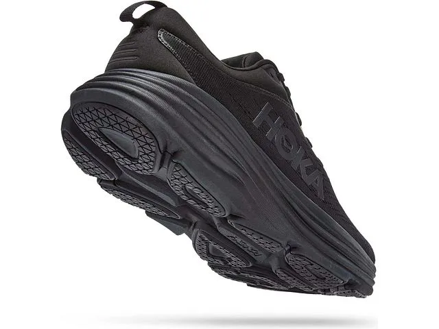 Hoka Bondi 8 Black Black EXTRA WIDE Men's