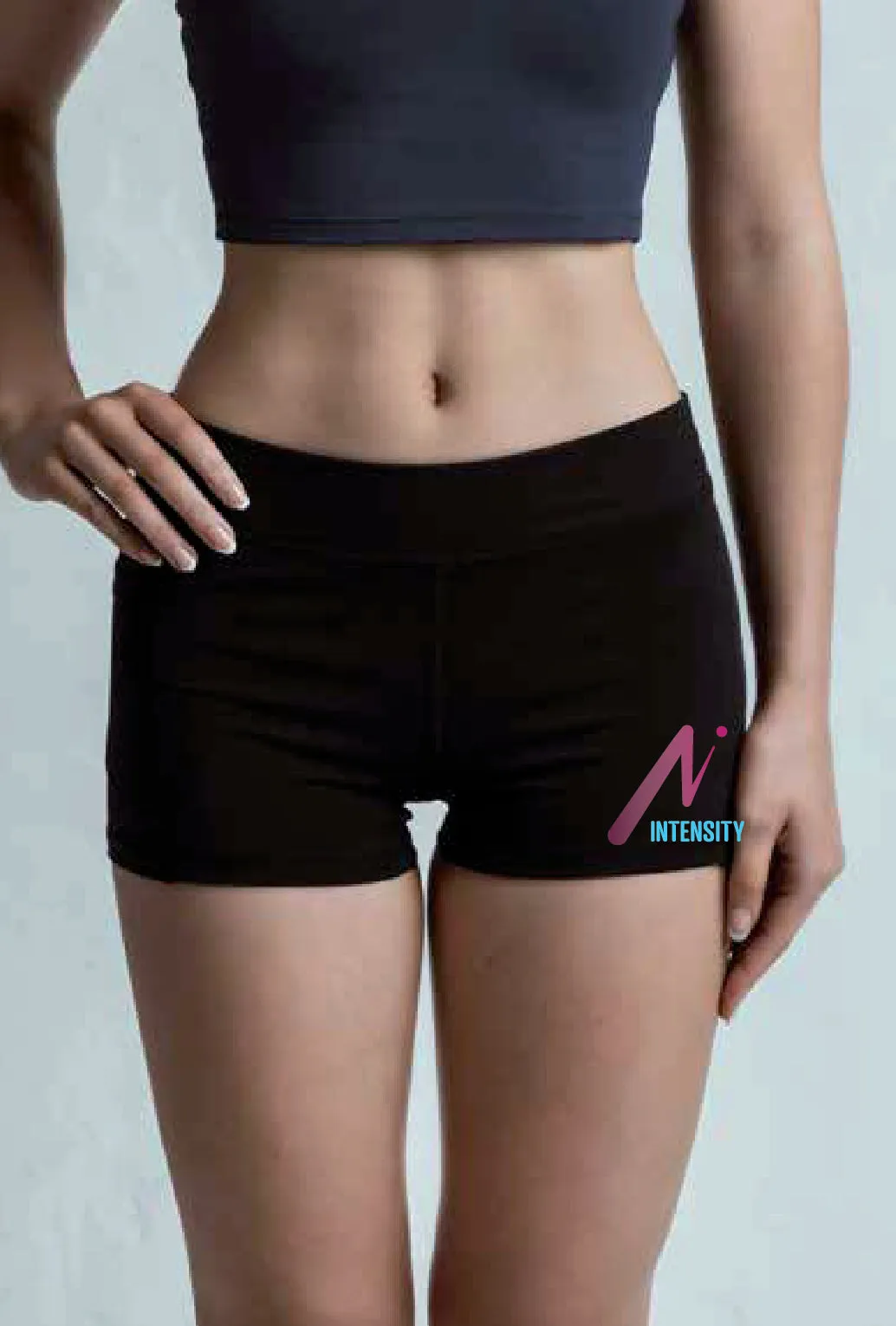 Intensity Aerobics and Fitness Luxe Black Shorts