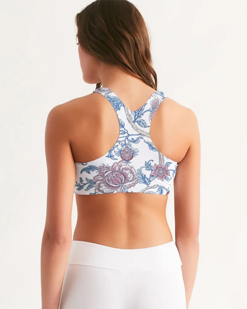 JACOBEAN FLORAL Women's Seamless Sports Bra