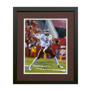 Johnny Manziel Signed Hesiman Texas A&M Framed 11x14 Photo