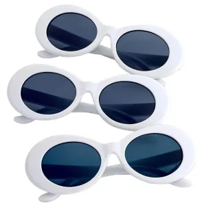 Kicko White Clout Glasses for High Fashion Accessory and Daily Wear - 3