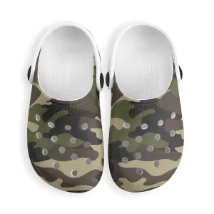 Kids Camouflage Classic Clogs