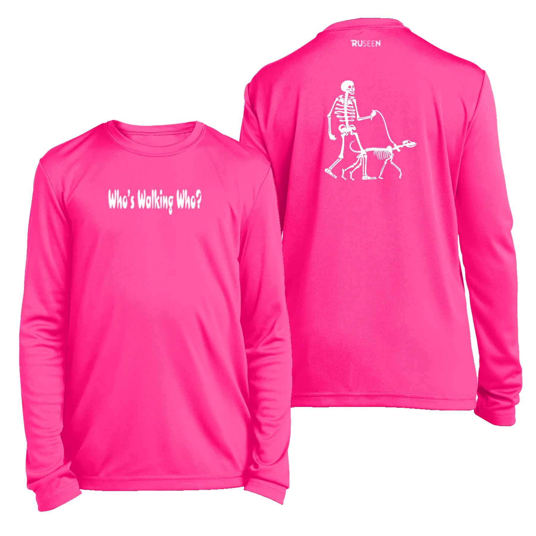 Kids Reflective Long Sleeve Shirt - Dog Walker