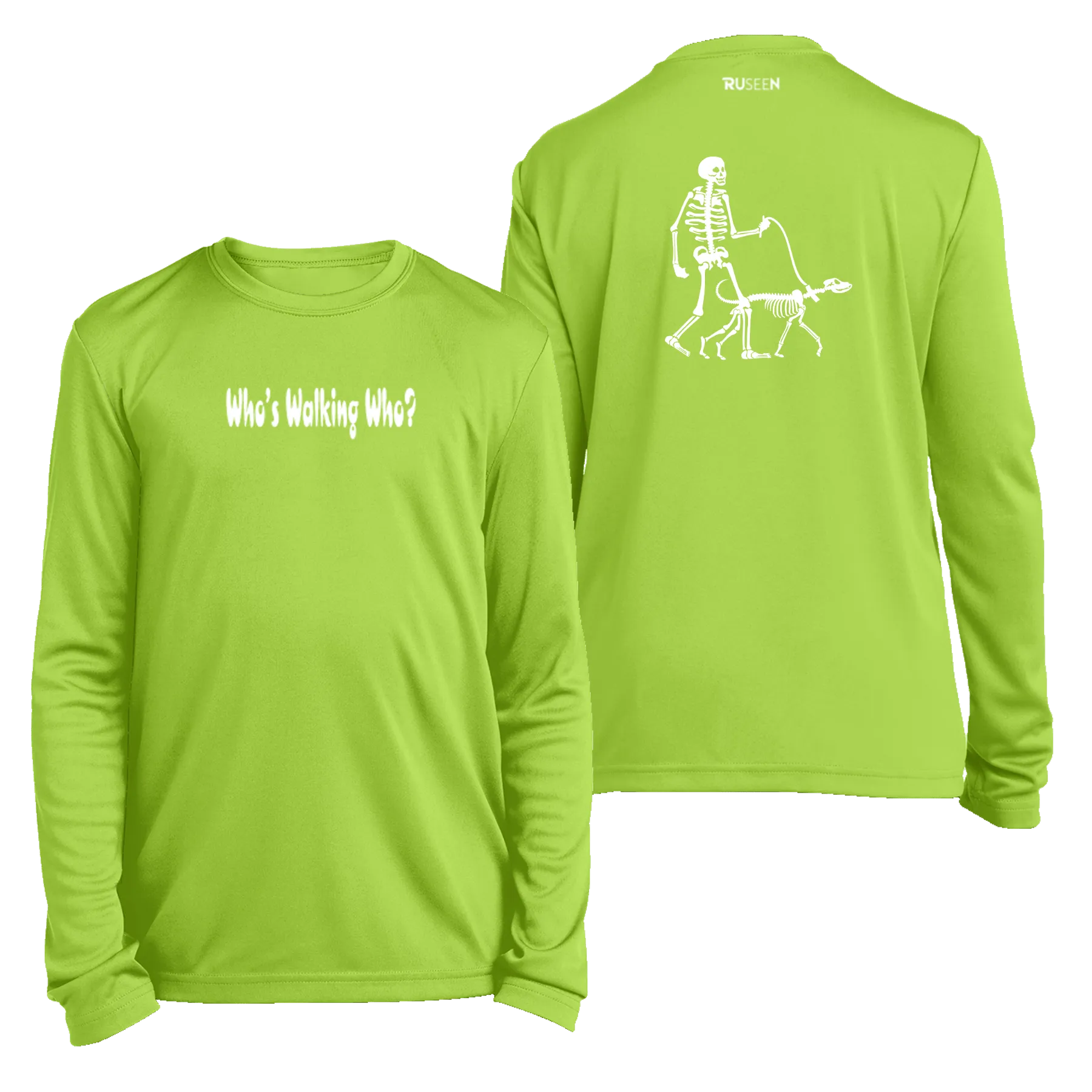 Kids Reflective Long Sleeve Shirt - Dog Walker