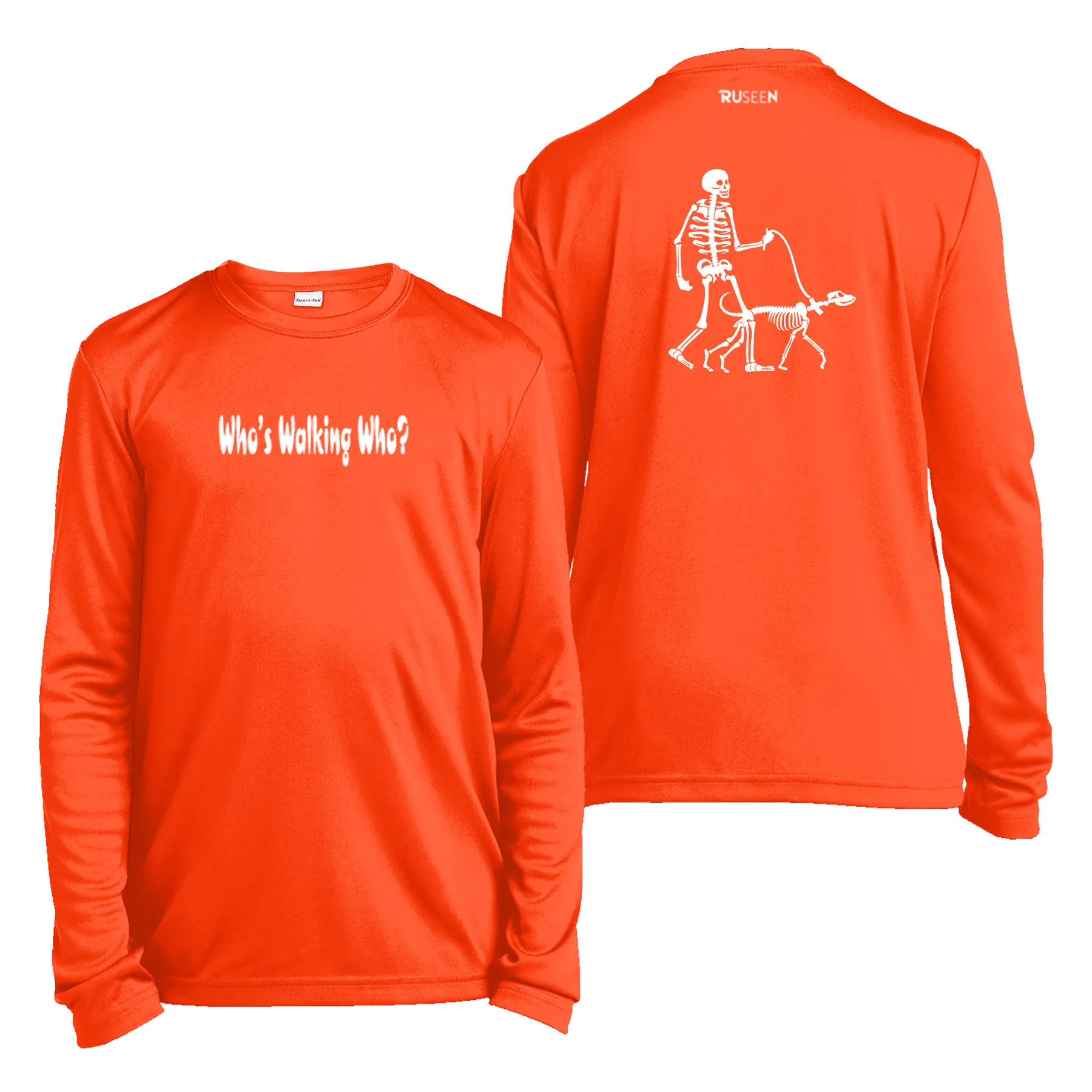 Kids Reflective Long Sleeve Shirt - Dog Walker