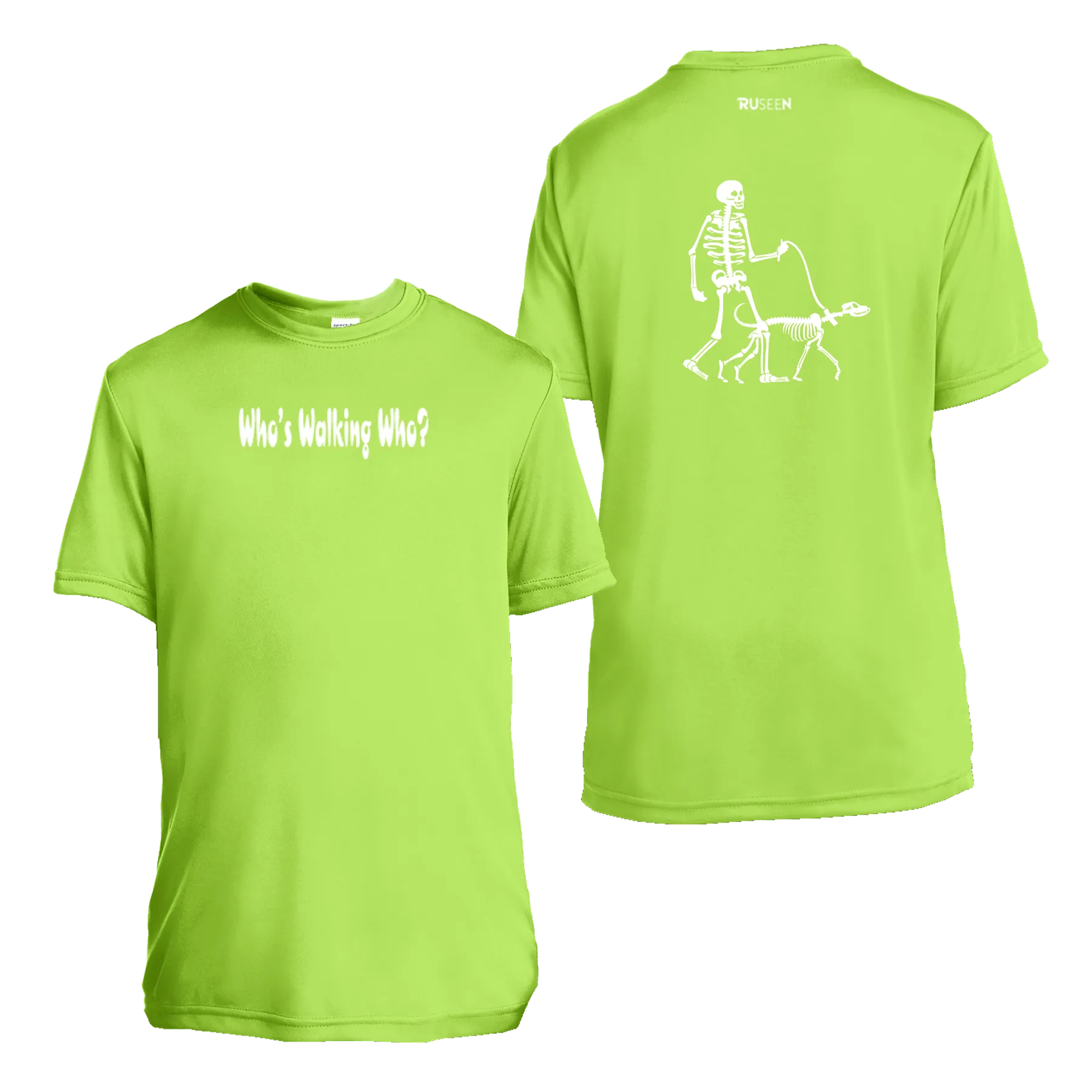 Kids Reflective Short Sleeve Shirt - Dog Walker