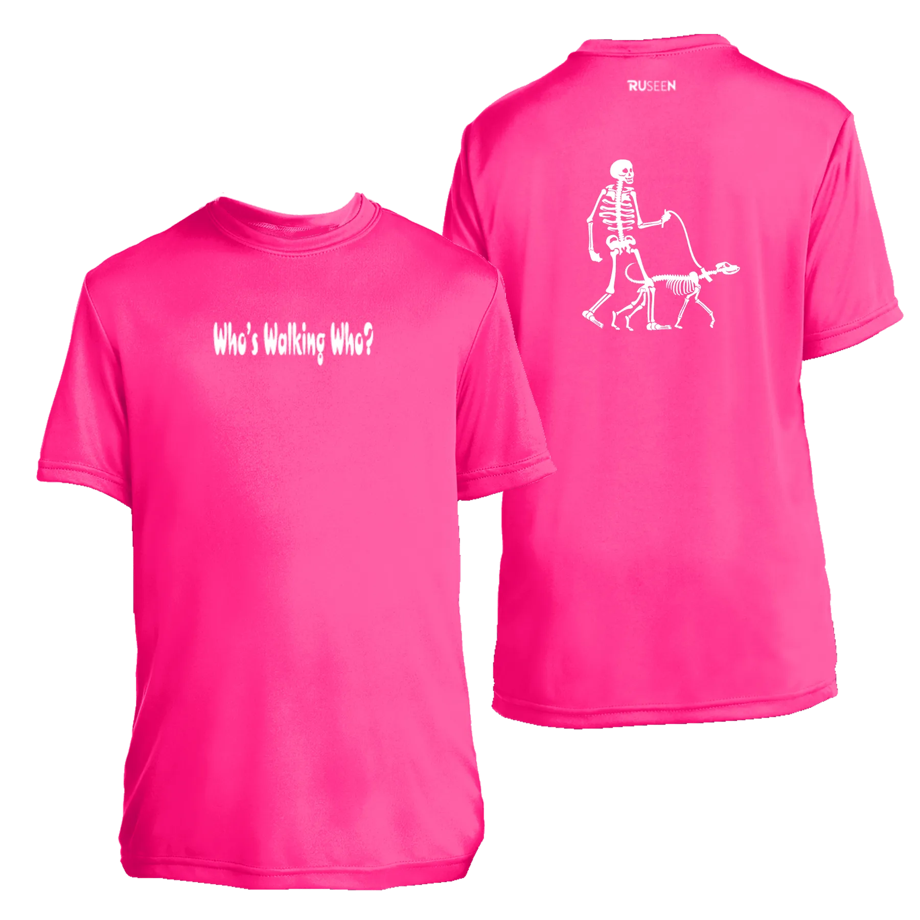 Kids Reflective Short Sleeve Shirt - Dog Walker