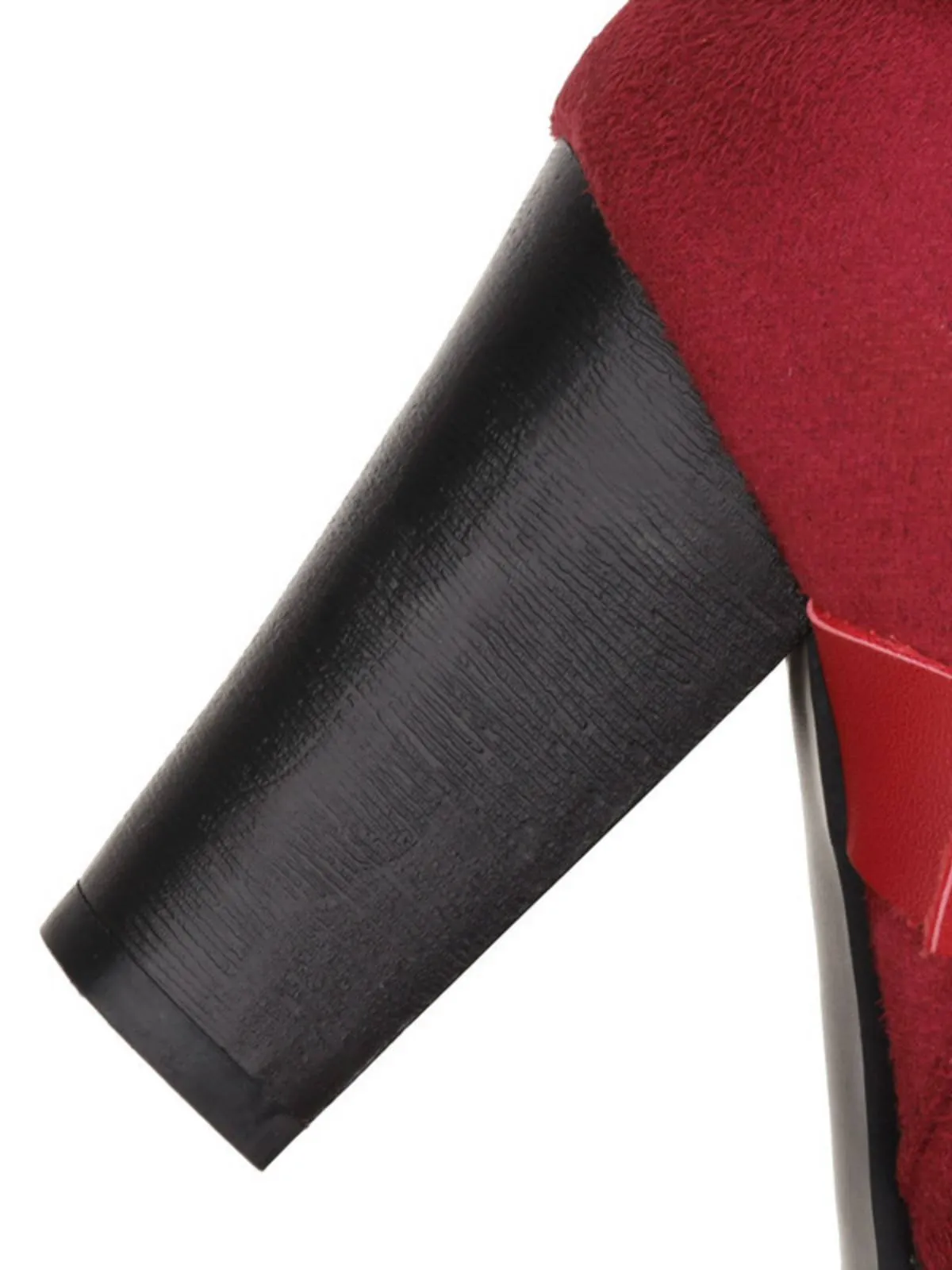 Latest Leather Belt Suede High Heel Shoes