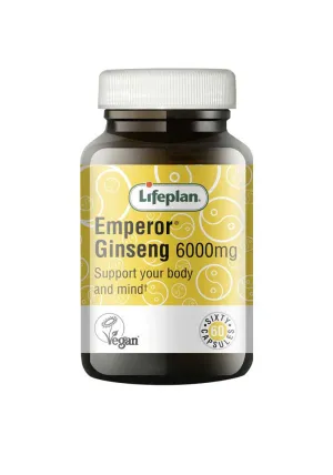 Lifeplan Emperor Ginseng 6000mg 60 Capsules