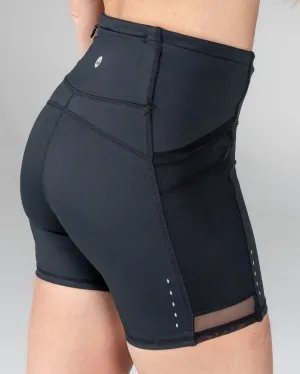 Lux Ultra Mesh Shorts (5 in. inseam) - Black - FINAL SALE