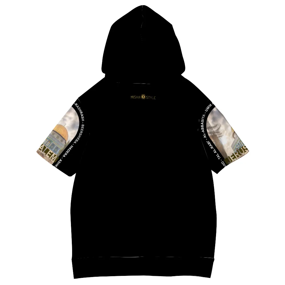 Luxury Breathable Short Sleeve Hoodie