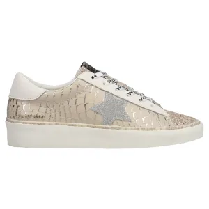 Maya Glitter Metallic Lace Up Sneakers