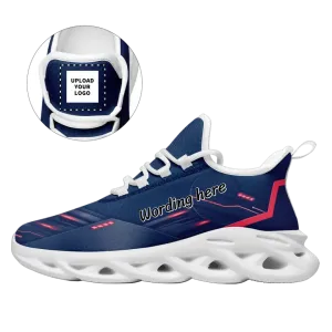 Meaningful gifts for clients, company gift ideas for customers Personalized Lightweight Work Trainers Gym Sneakers running Shoes print name/ logo With best quality, MS-C0603