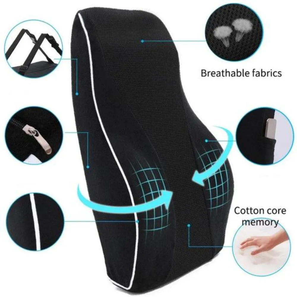 Memory Foam Lumbar Support Cushion