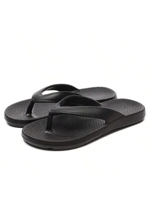 Men's Anti-Slip Indoor/Outdoor Bathroom Couple Slipper, Cool And Breathable, Suitable For Summer, In A High-End Style