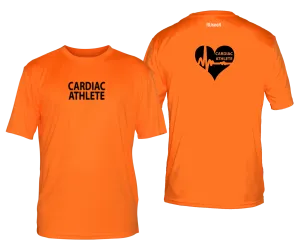 Men's Cardiac Athlete Short Sleeve Shirt Design 2 - Reflective or Black Text