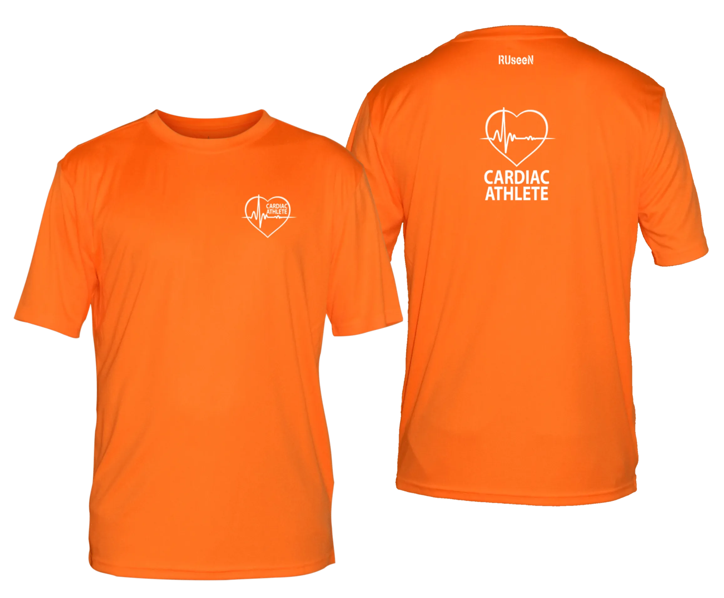 Men's Cardiac Athlete Short Sleeve Shirt - Reflective or Black Text