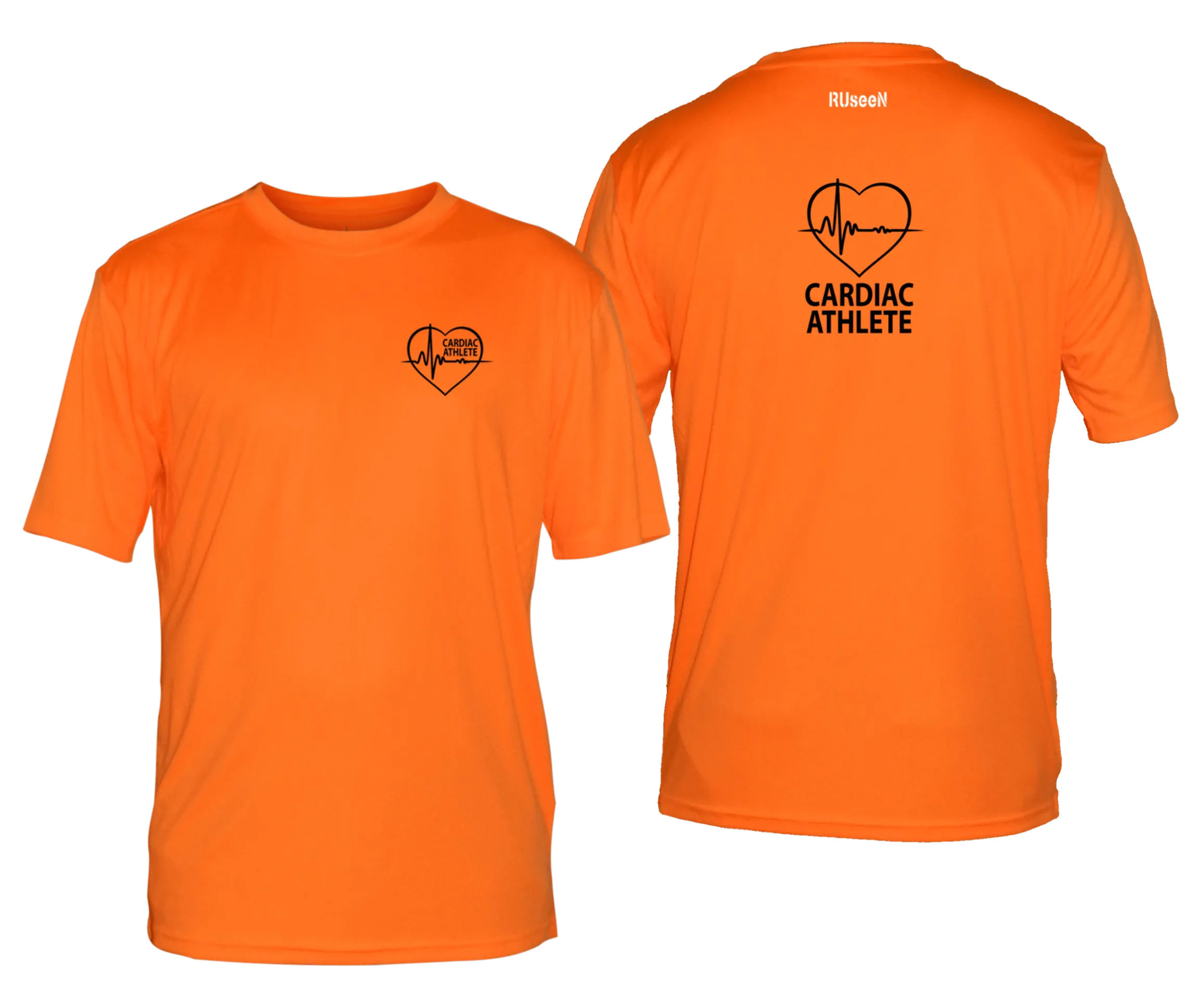 Men's Cardiac Athlete Short Sleeve Shirt - Reflective or Black Text