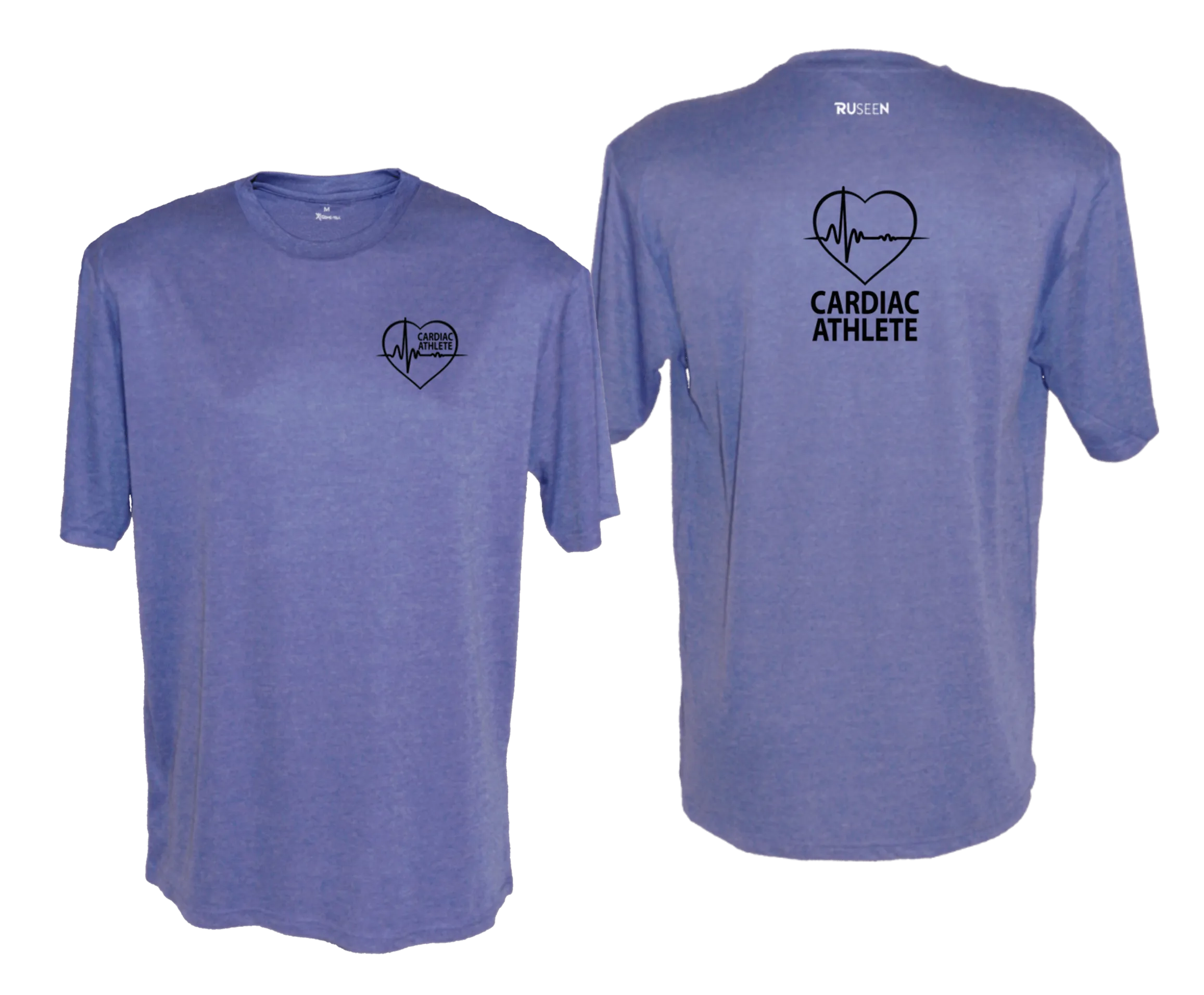 Men's Cardiac Athlete Short Sleeve Shirt - Reflective or Black Text