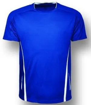 Mens Elite Sports T-Shirt - Royal/White