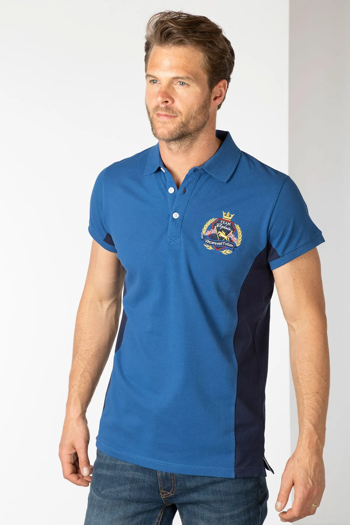 Men's Muston Panel Polo Shirt