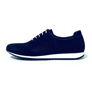 Men's Navy Leather Casual Shoes