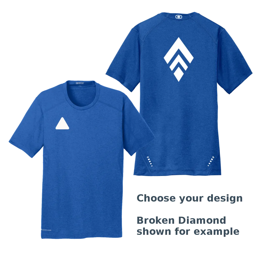 Men's Reflective Short Sleeve Electric Blue - Choose your design