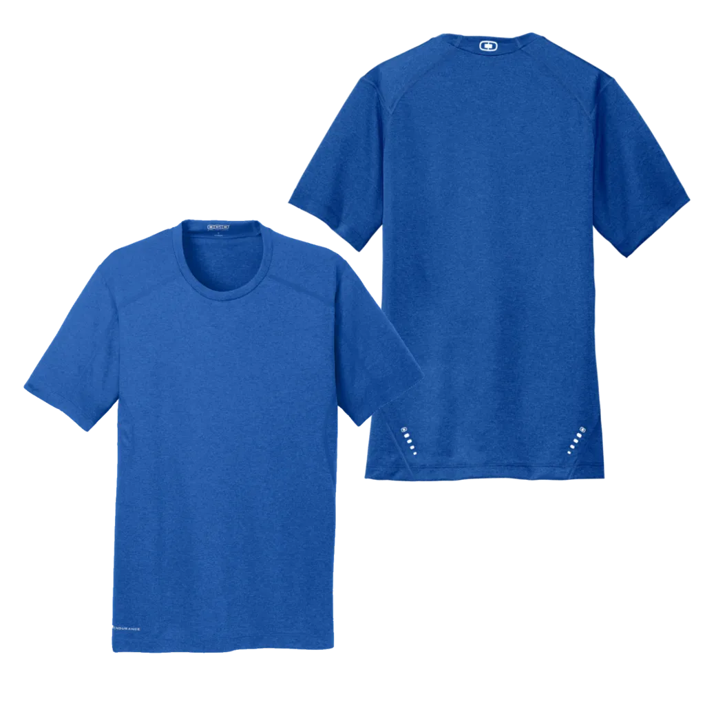 Men's Reflective Short Sleeve Electric Blue - Choose your design