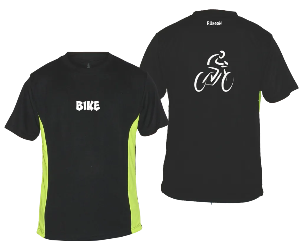 Men's Reflective Short Sleeve Shirt - Bike