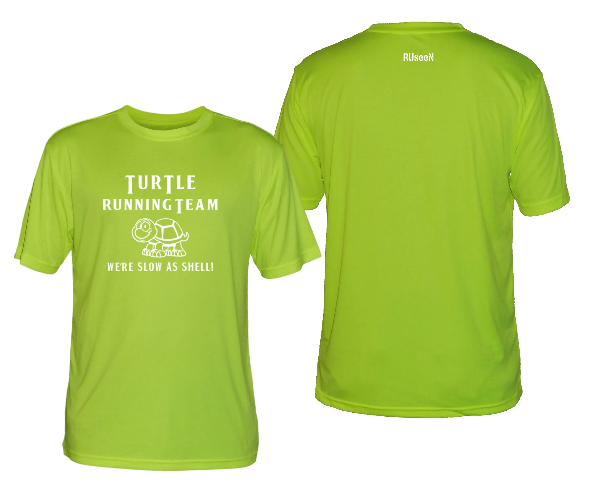 Men's Reflective Short Sleeve Shirt - Turtle Running Team