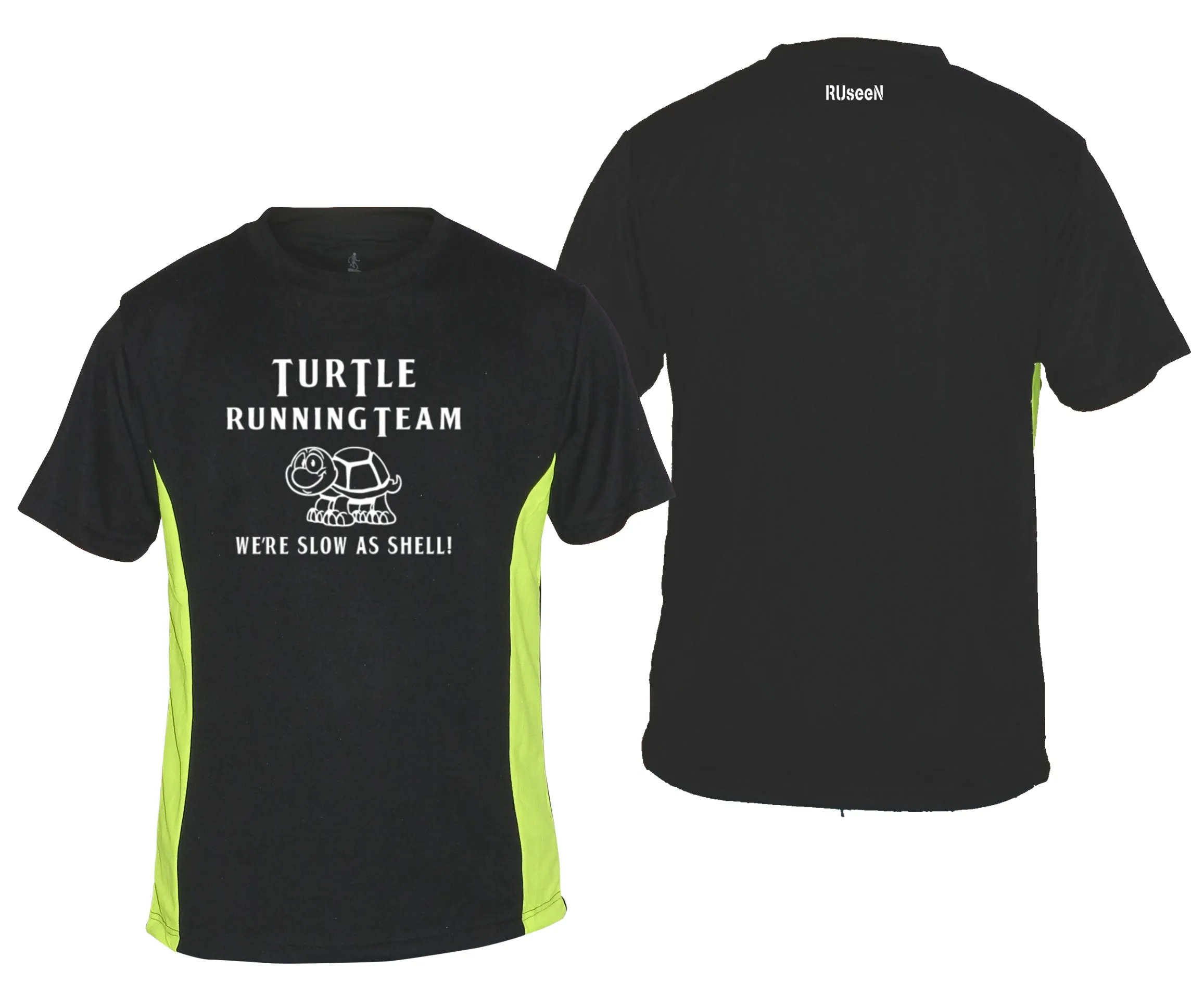 Men's Reflective Short Sleeve Shirt - Turtle Running Team