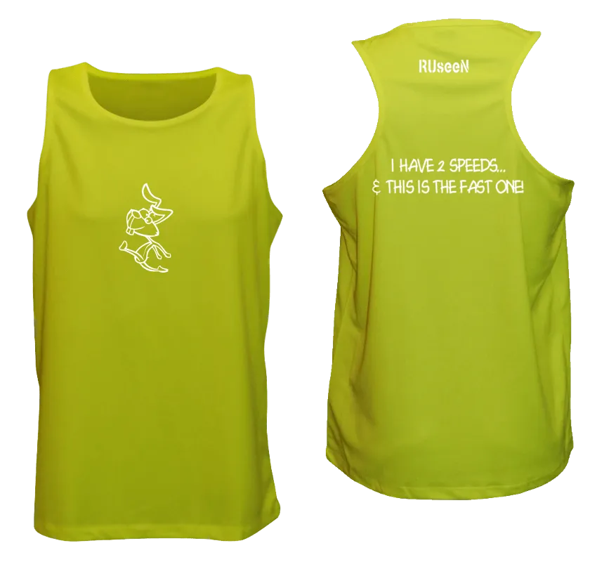 Men's Reflective Tank - 2 Speeds Rabbit