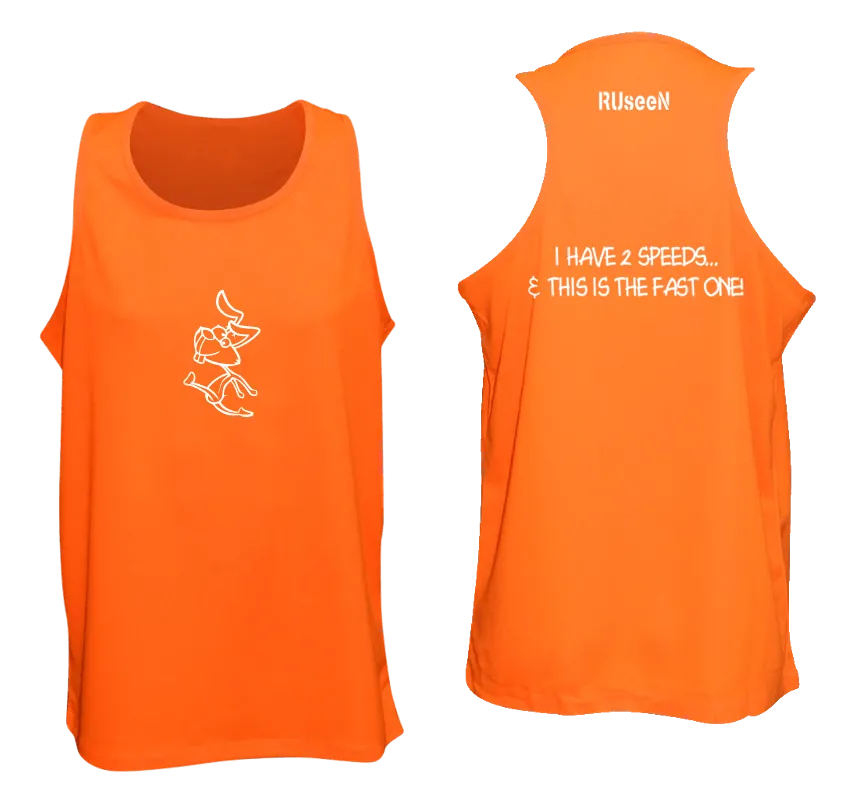 Men's Reflective Tank - 2 Speeds Rabbit